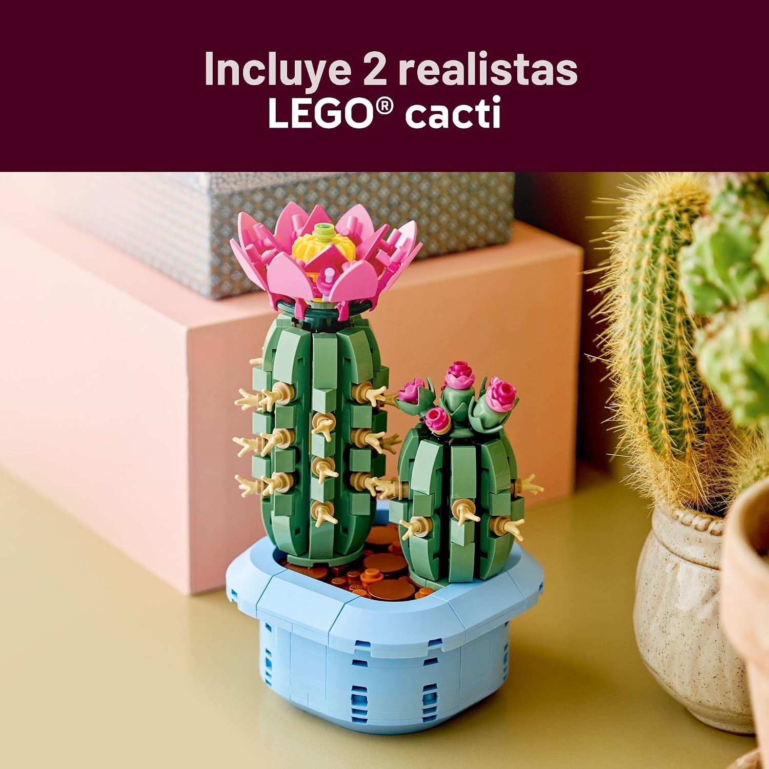 LEGO BOTANICALS FLOWERING CACTUS 11509 CACTUS CON FLORES DE 482 PIEZAS - 2