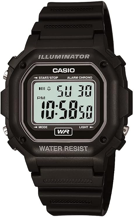 RELOJ CASIO F108WH SERIES ILLUMINATOR. RESISTENTE AL AGUA - 1
