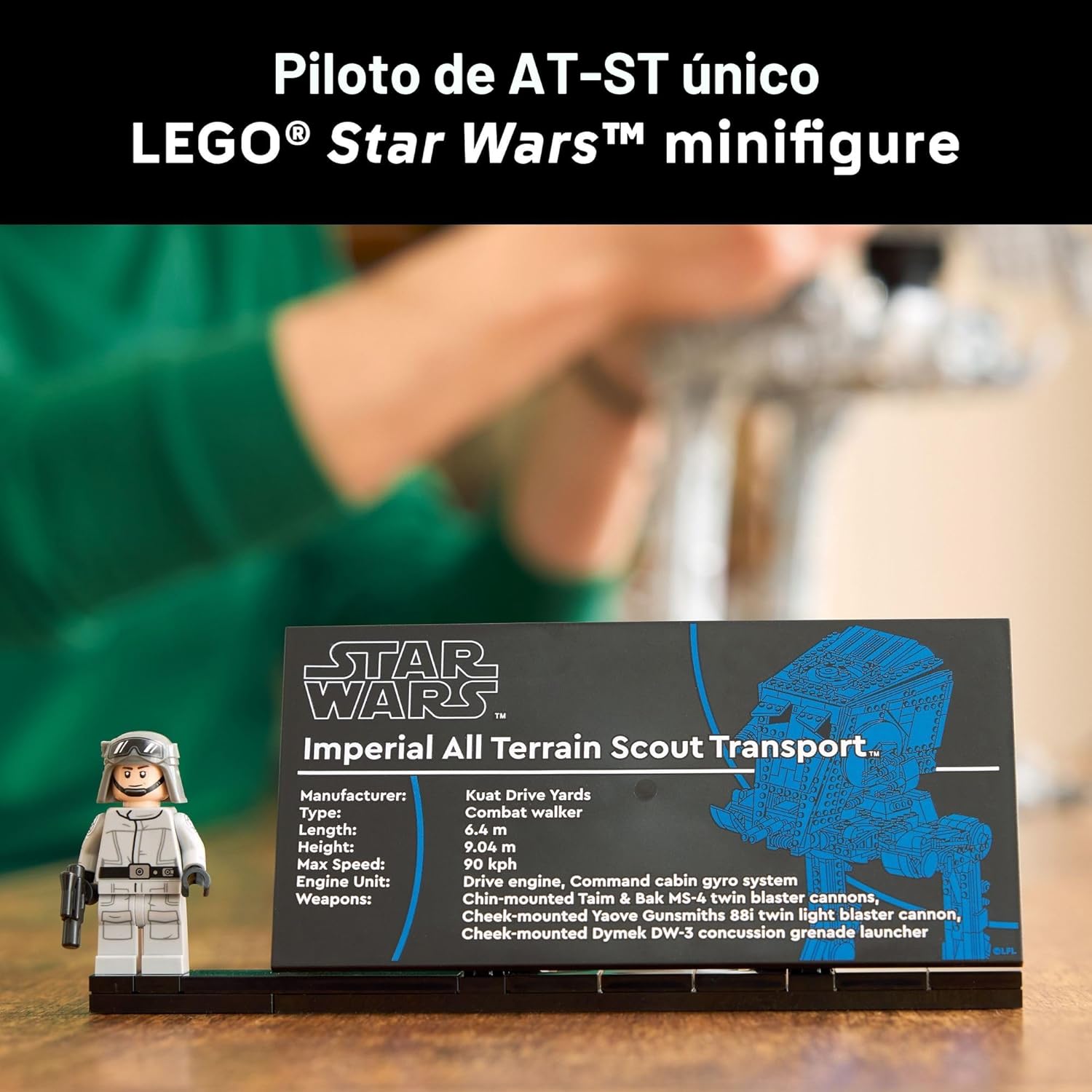 LEGO STAR WARS AT ST WALKER 75417 MODELO COLECCIONABLE DE LAS FUERZAS IMPERIALES - 5
