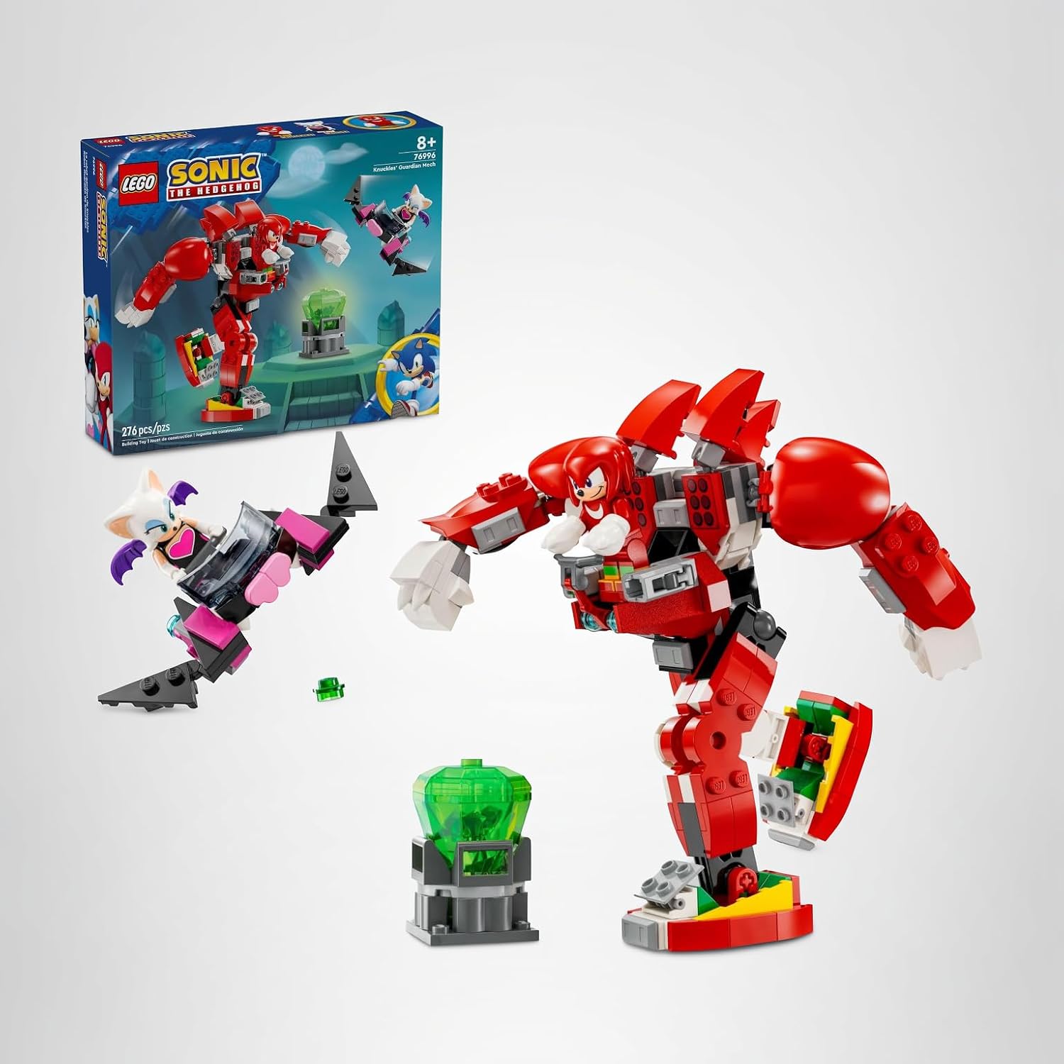 LEGO SONIC THE HEDGEHOG 76996 SET DE CONSTRUCCIÓN DE MECH GUARDIAN DE KNUCKLES - 1