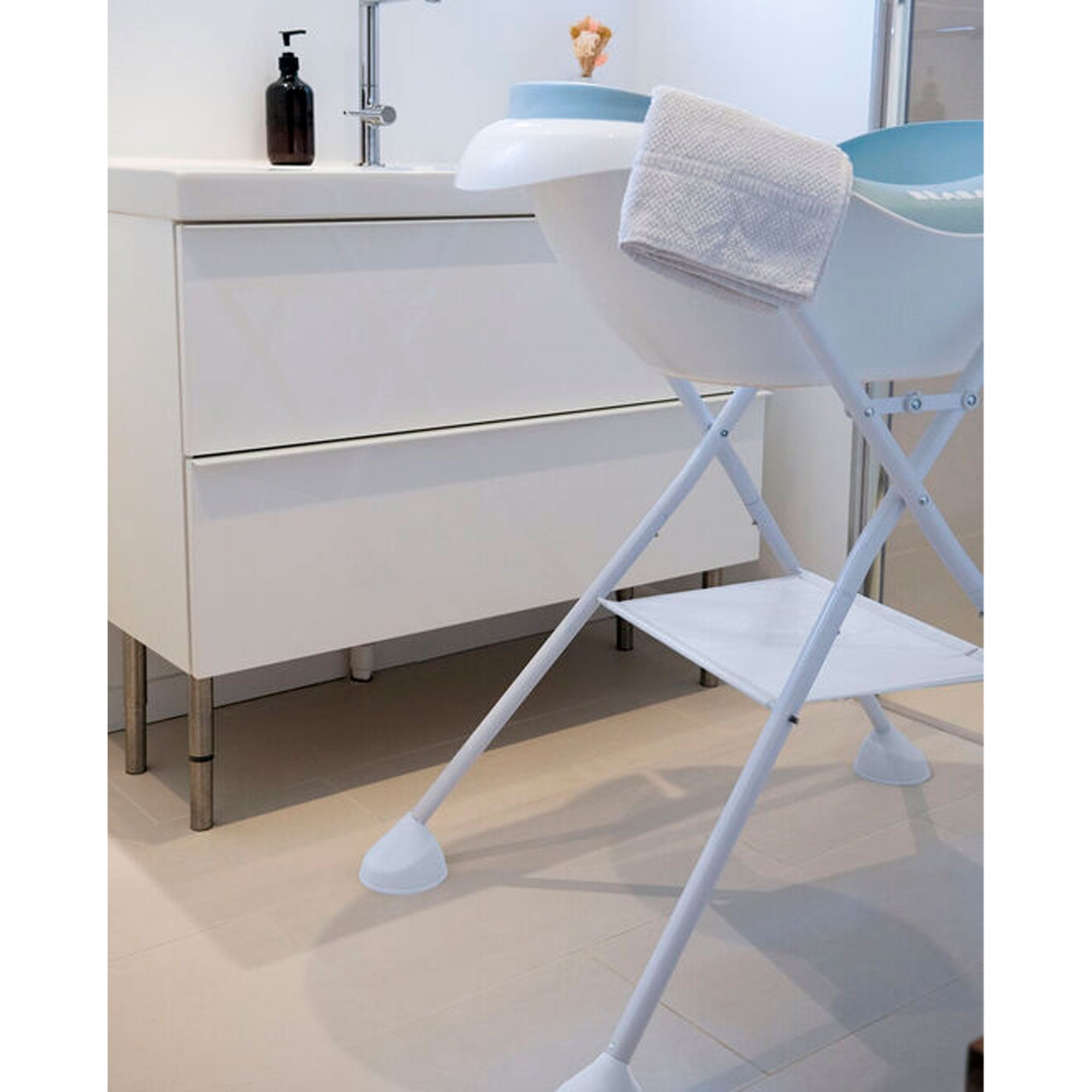 SOPORTE BÉABA PIE BAÑERA Y CAMBIADOR CAMÉLÉ BLANCO - 2