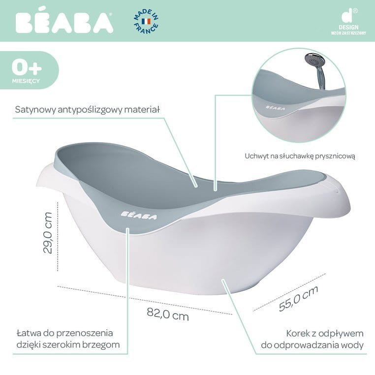 BAÑERA BÉABA CAMELE'O 920352 GRIS CLARO - 4