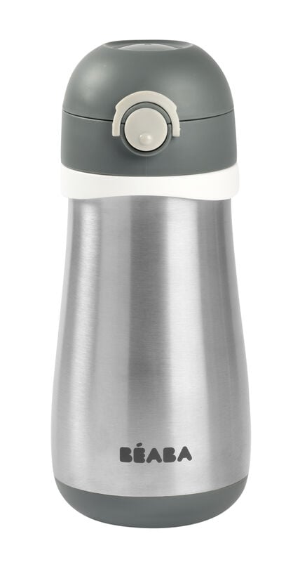 BOTELLA BÉABA ACERO INOXIDABLE 350 ML MINERAL GREY - 1