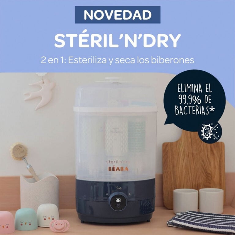 ESTERILIZADOR BÉABA SECADOR 2 EN 1 STERIL N DRY NIGHT BLUE - 3
