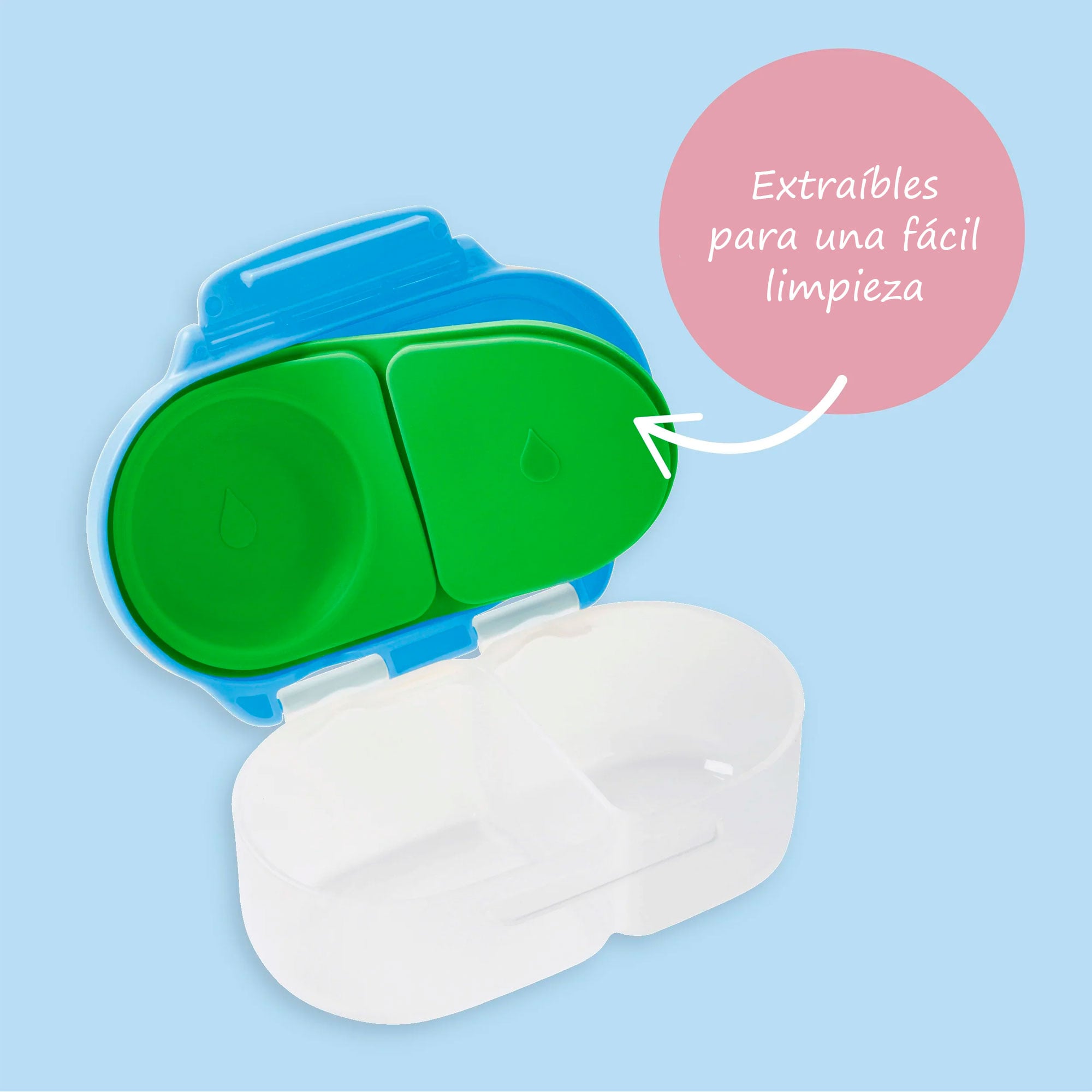 SNACKBOX CON 2 DIVISIONES PARA NIÑOS B.BOX - 2