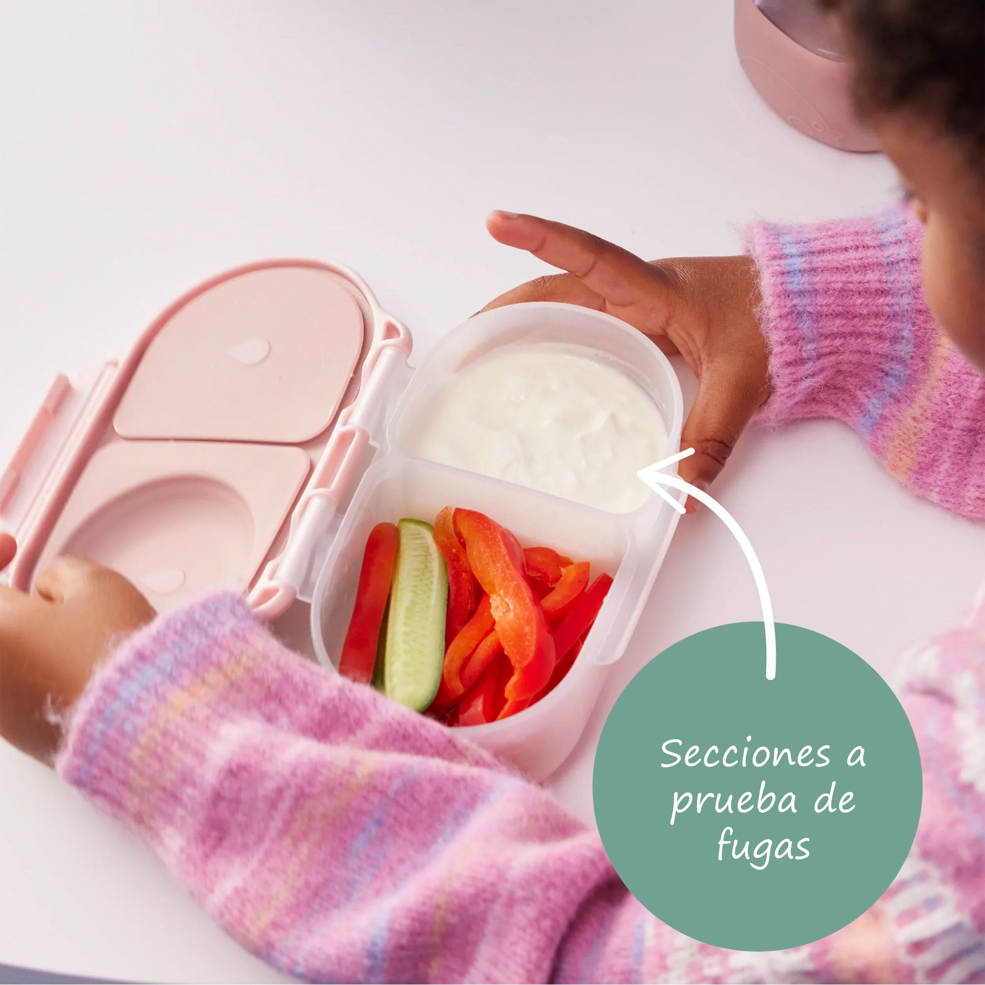 SNACKBOX CON 2 DIVISIONES PARA NIÑOS B.BOX - 4