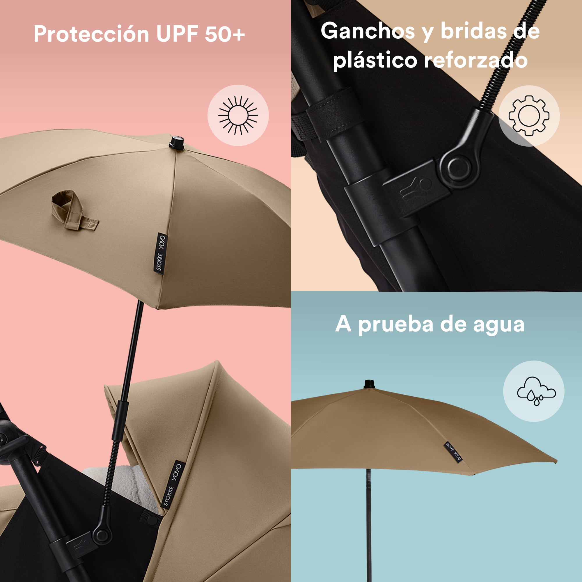 SOMBRILLA PARA COCHE STOKKE YOYO² / YOYO³ - 2