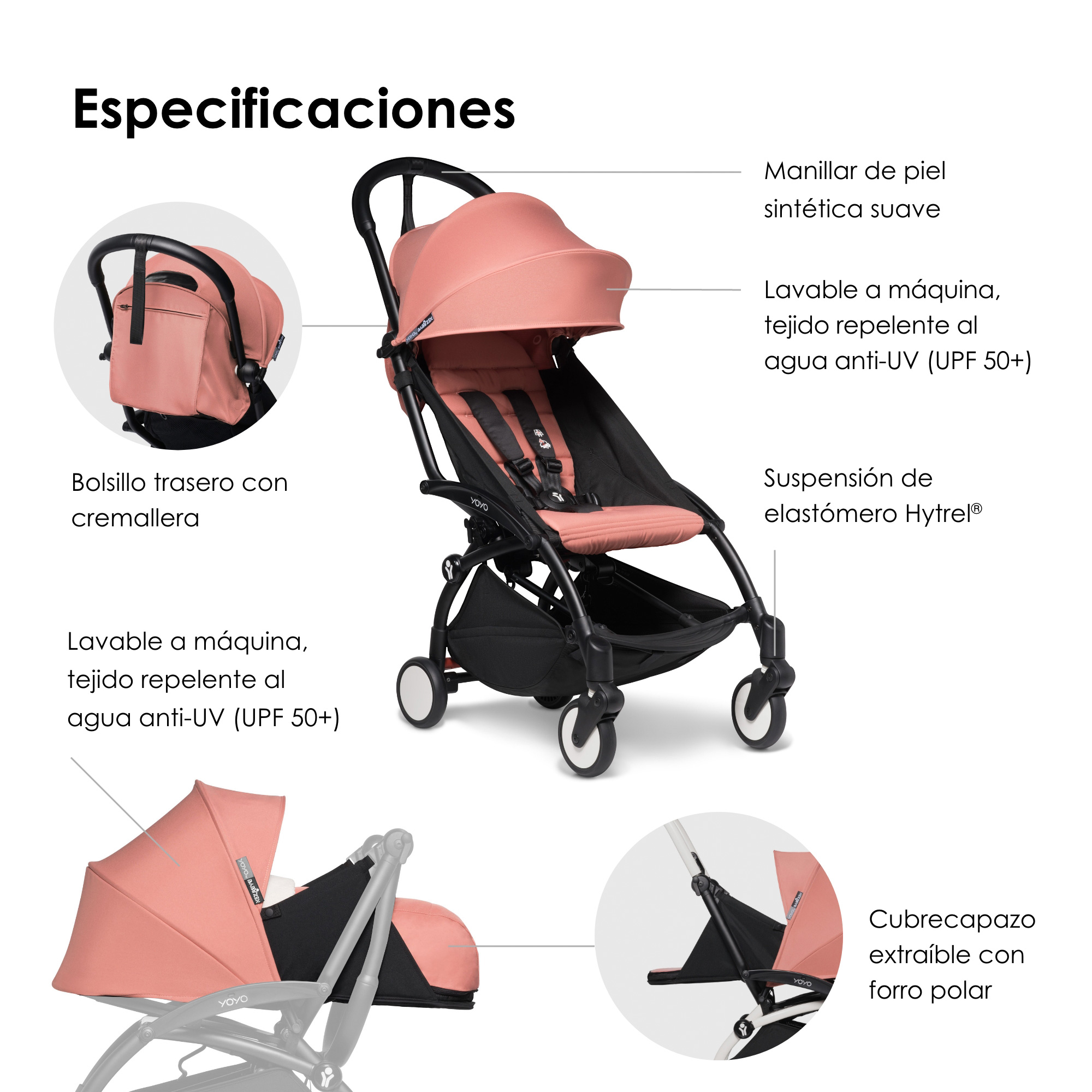 COCHE DE BEBÉ STOKKE YOYO³ – PACK DESDE RECIÉN NACIDO HASTA 6+ - 2