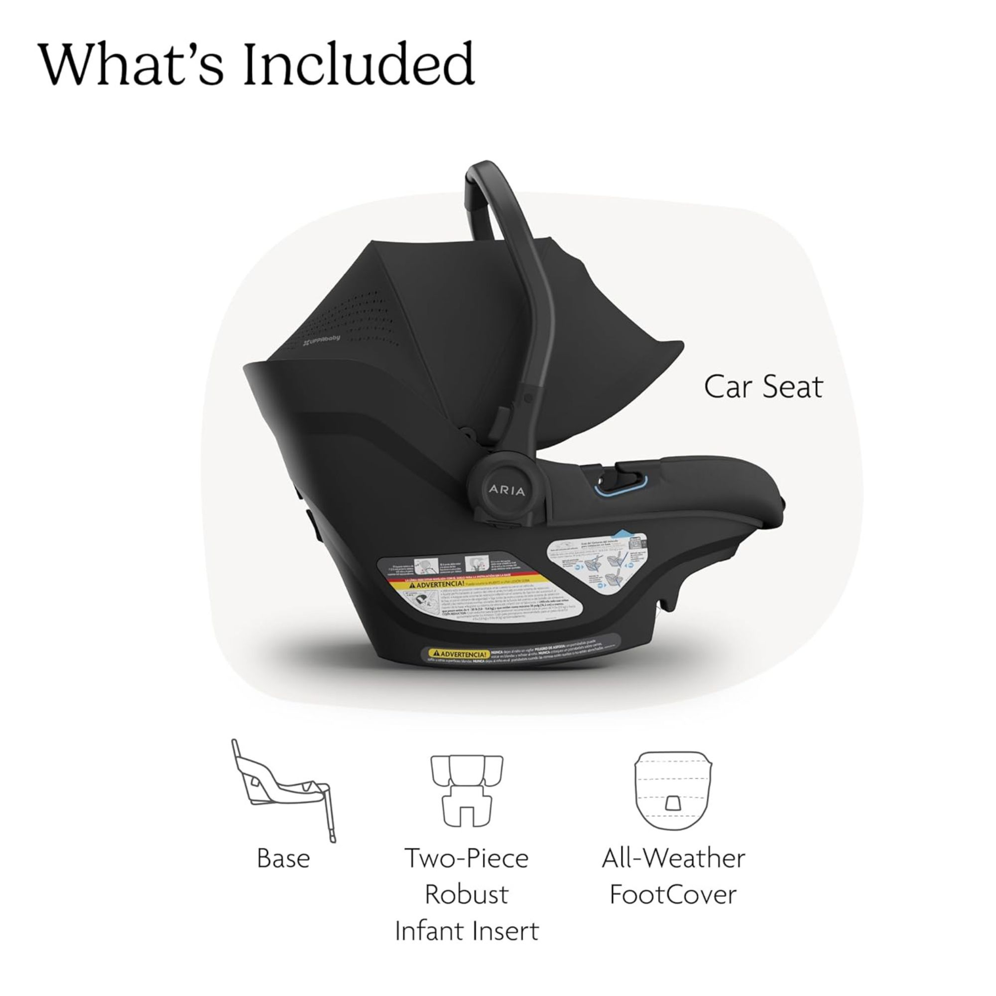 ASIENTO DE AUTO PARA BEBÉ ARIA V2 UPPABABY - 6
