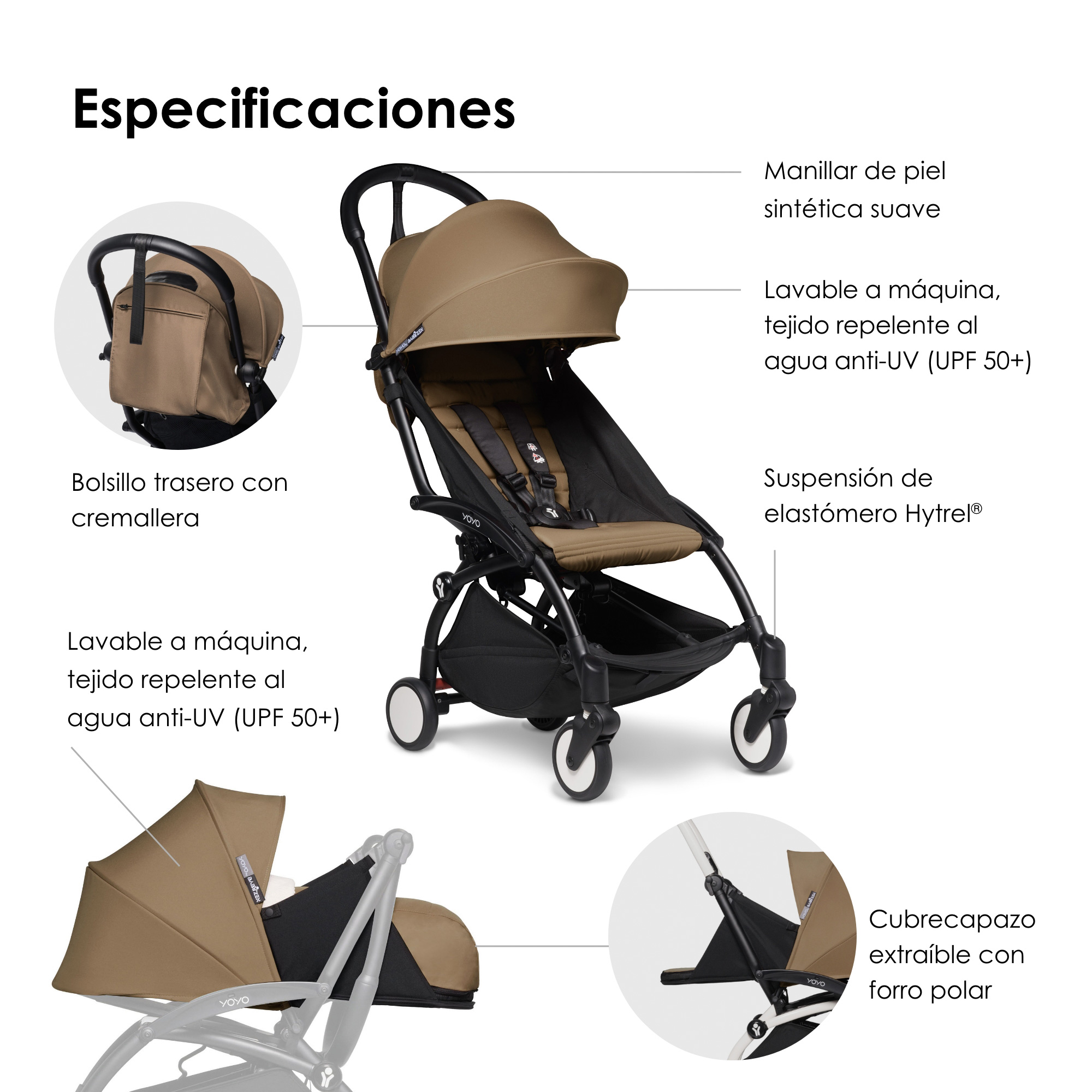 COCHE DE BEBÉ STOKKE YOYO³ – PACK DESDE RECIÉN NACIDO HASTA 6+ - 2