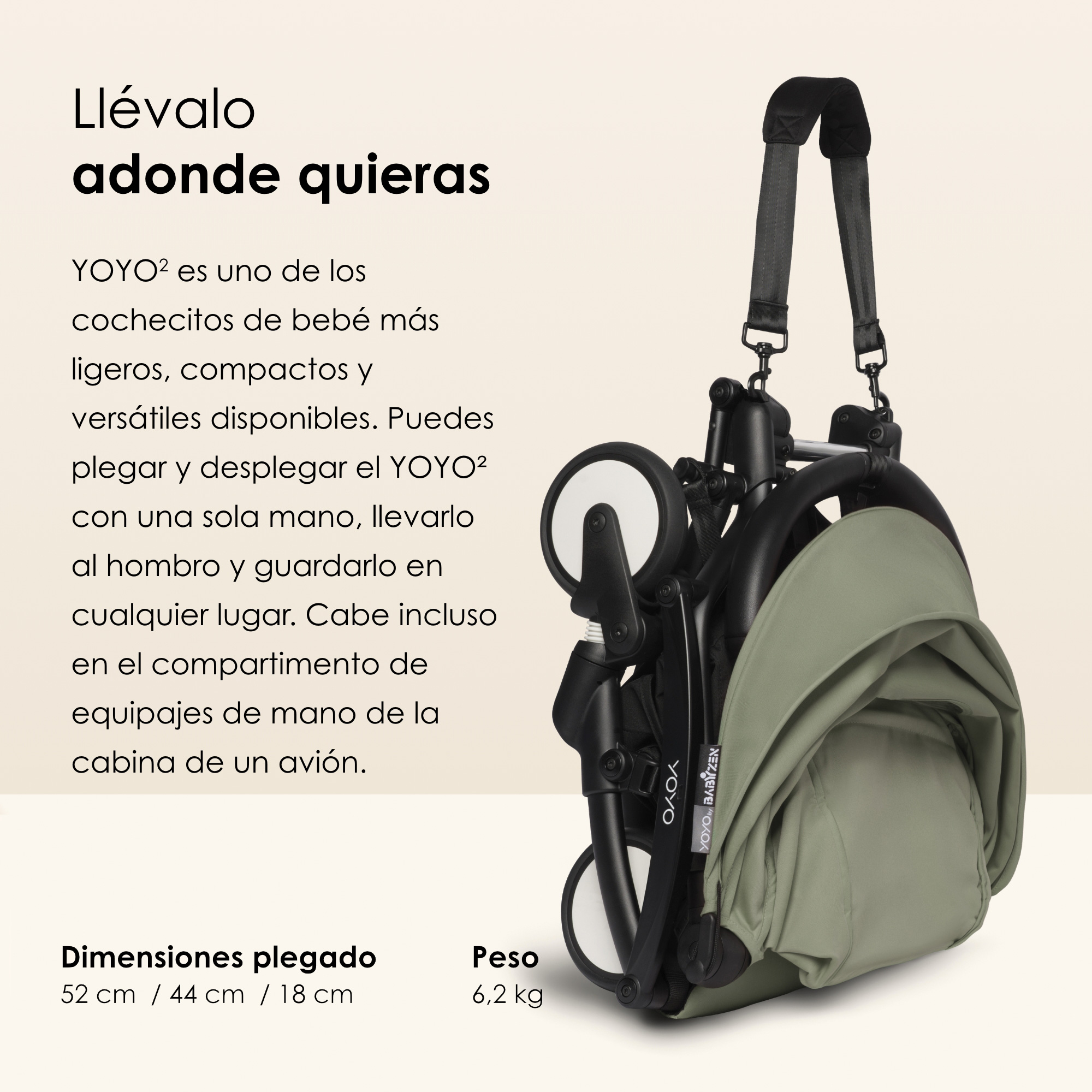 COCHE DE BEBÉ STOKKE YOYO³ – PACK DESDE RECIÉN NACIDO HASTA 6+ - 4