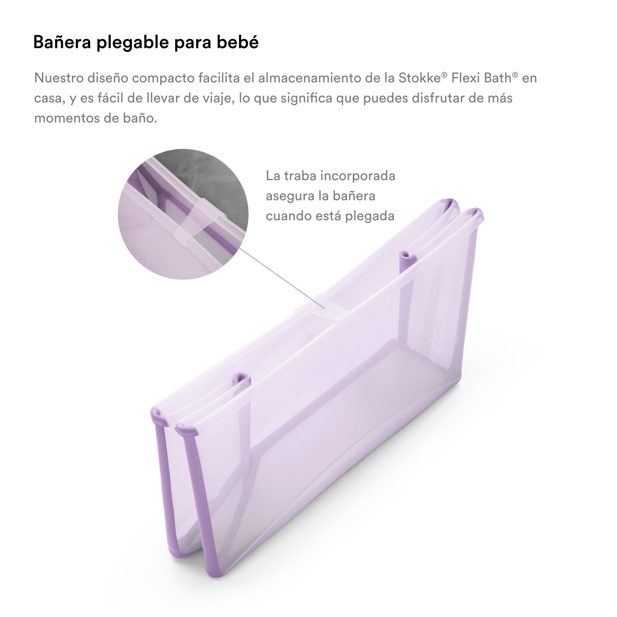 PACK BAÑERA FLEXIBATH V2 + SOPORTE DE PIE STOKKE + SOPORTE DE RECIÉN NACIDO - 3