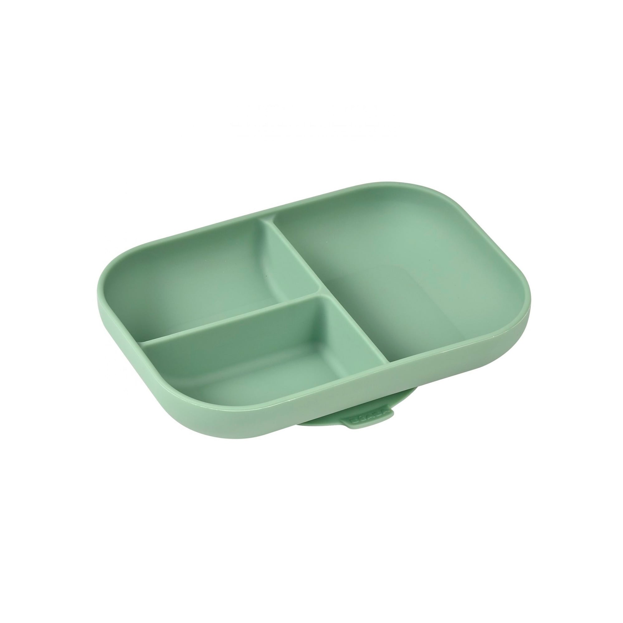 PLATO DE SILICONA PARA BEBÉ CON DIVISIONES Y VENTOSA BEABA - 1