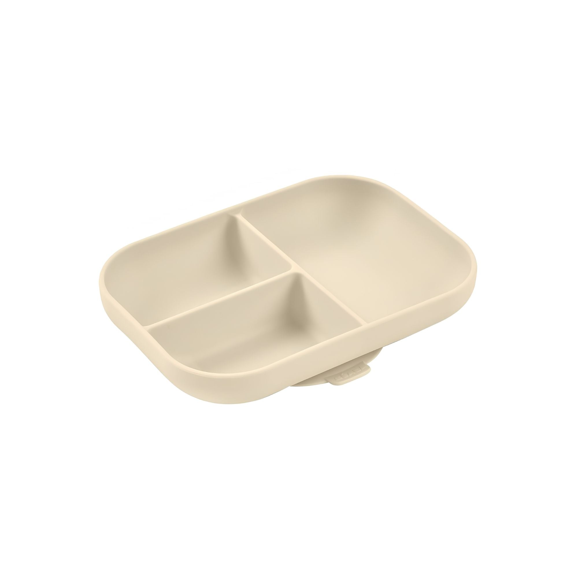 PLATO DE SILICONA PARA BEBÉ CON DIVISIONES Y VENTOSA BEABA - 1