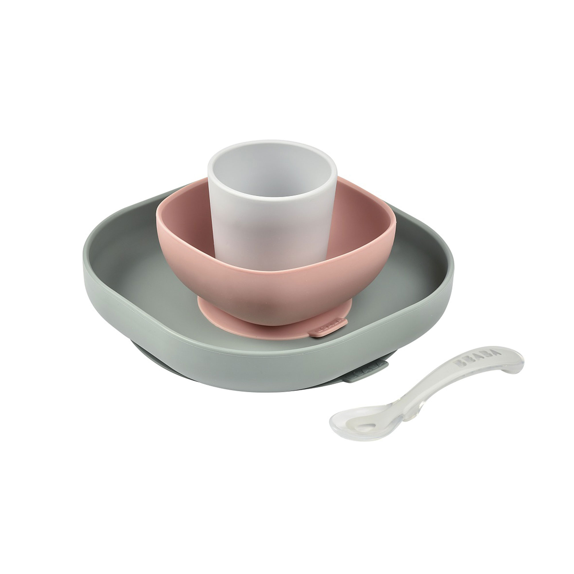 SET DE VAJILLA 4 PIEZAS DE SILICONA – BEABA - 1