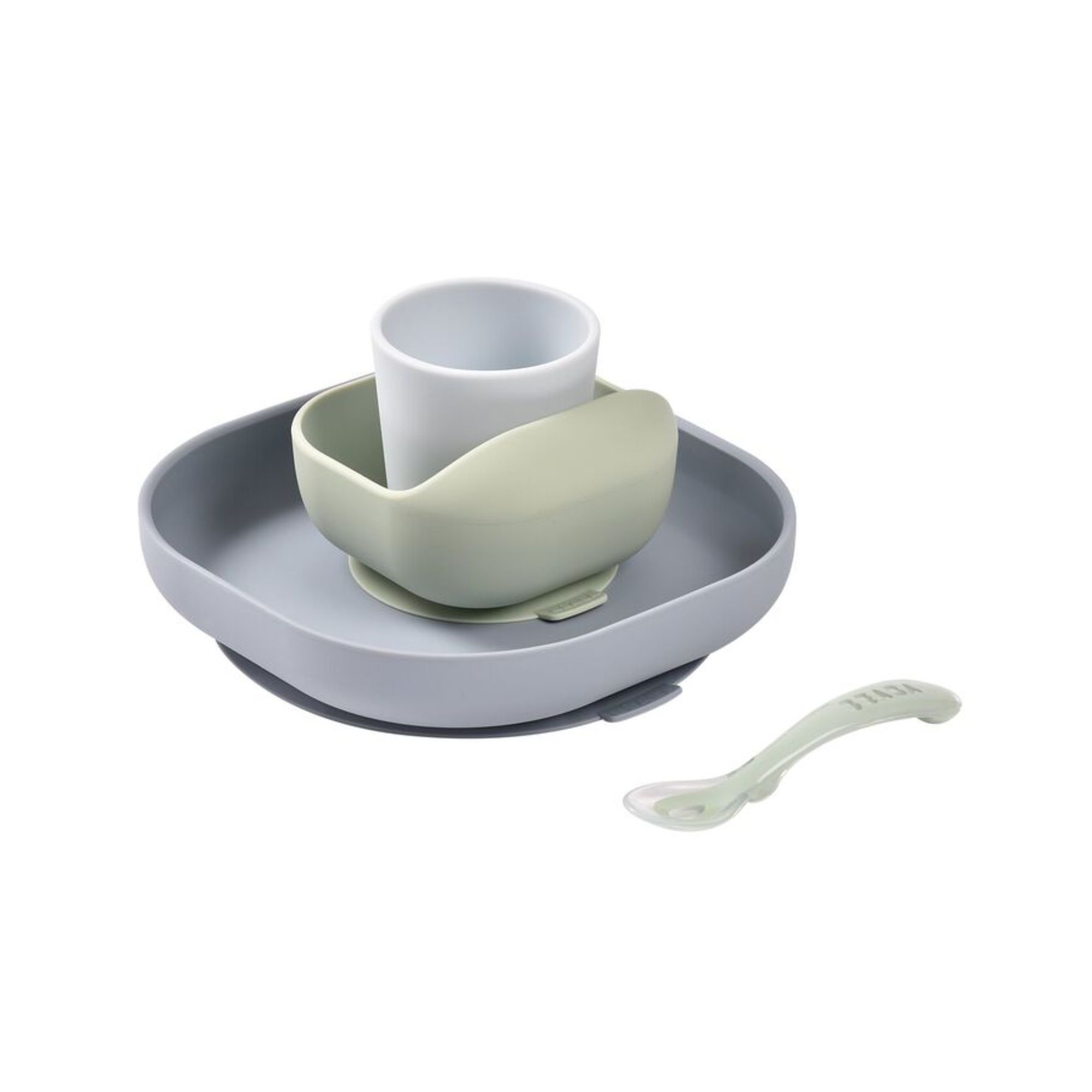 SET DE VAJILLA DE SILICONA DE 4 PIEZAS – BEABA - 1