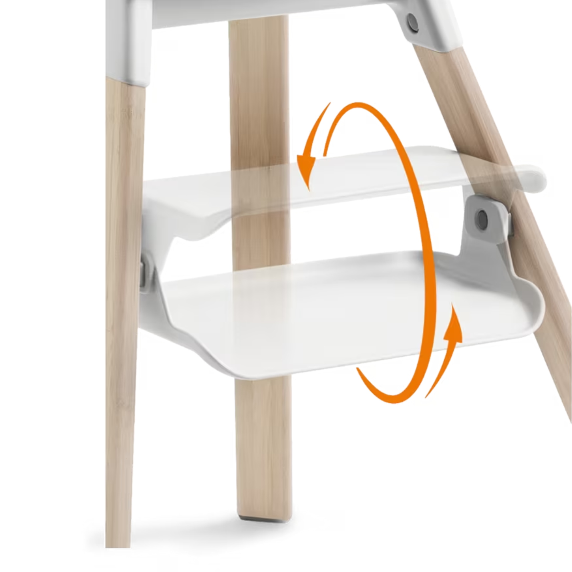 SILLA CLIKK CON PATAS DE BAMBÚ STOKKE - 2