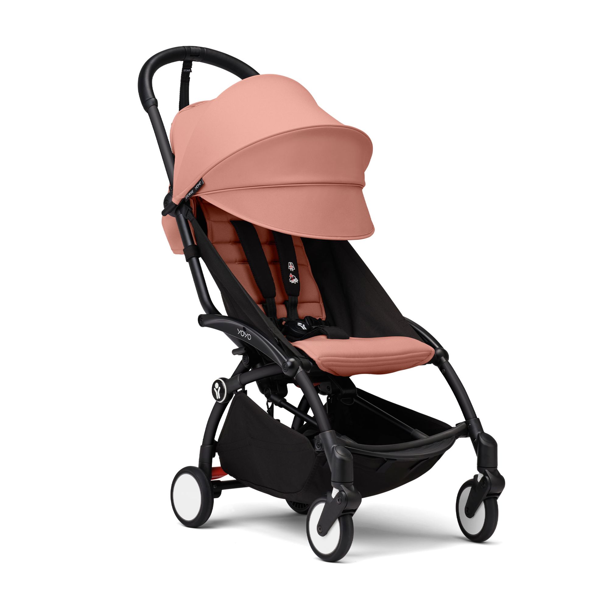 COCHE STOKKE YOYO³ CHASIS NEGRO TEXTIL 2DA ETAPA DE 6 MESES A 4 AÑOS - 1