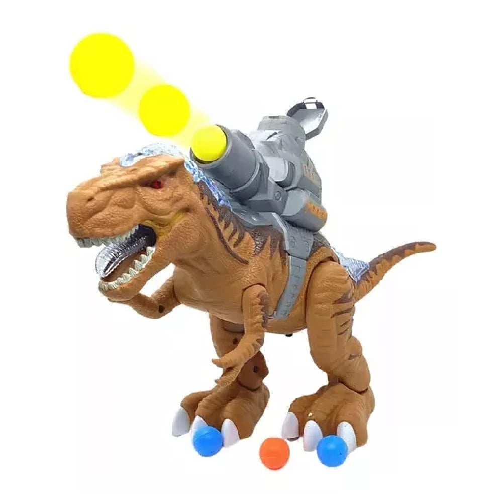 DINOSAURIO GRANDE LANZA PELOTAS DE PLÁSTICO - 3