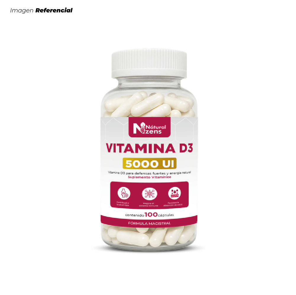 VITAMINA D3 ENERGÍA NATURAL 500 UI 100 CÁPSULAS - 1