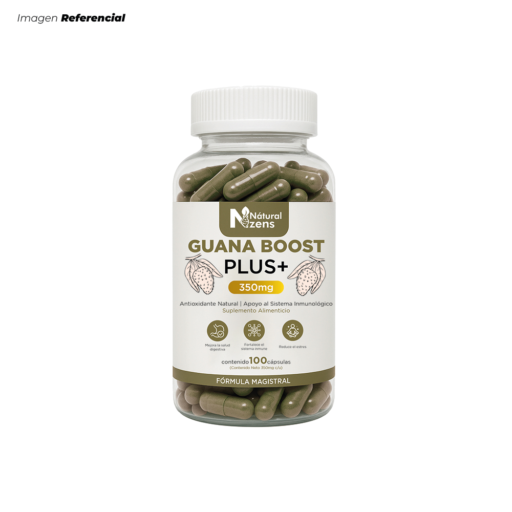 GUANA BOSST ANTIOXIDANTE NATURAL QUE FORTALECE TU CUERPO DESDE ADENTRO 100 CÁPSULAS - 1