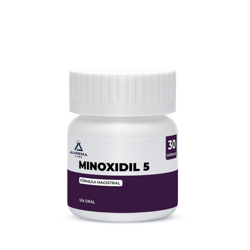MINOXIDIL FORMULA MAGISTRAL TRATAMIENTO ANTI CAÍDA DE 30 CAPS AUREMA LAB'S - 1