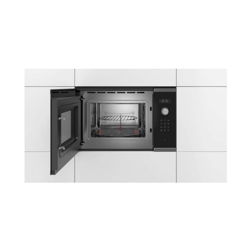 HORNO MICROONDAS BOSCH BEL554MS0V EMPOTRABLE 25 LITROS NEGRO - 2