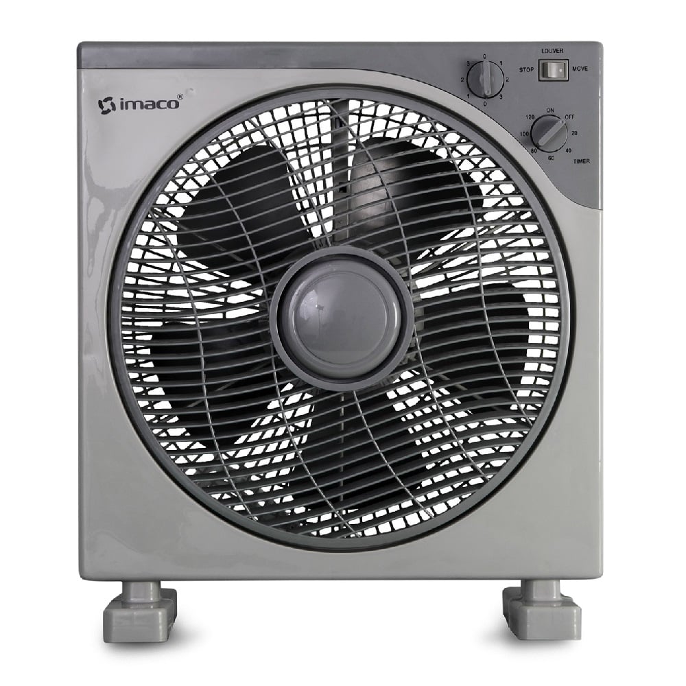 VENTILADOR RECIRCULADOR IMACO IVA13 40 WATTS TIPO BOX 12" GRIS - 1