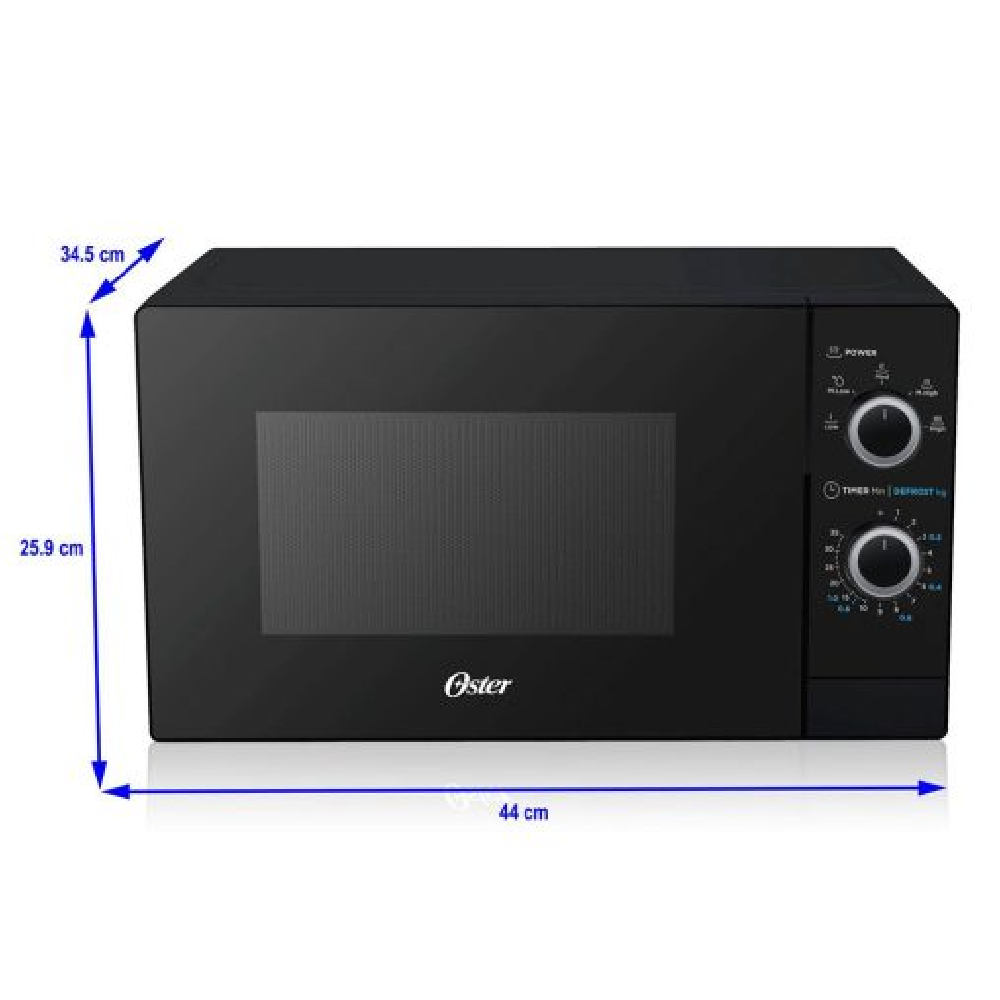 HORNO OSTER POGM3702 MICROONDAS 20 LITROS NEGRO - 3