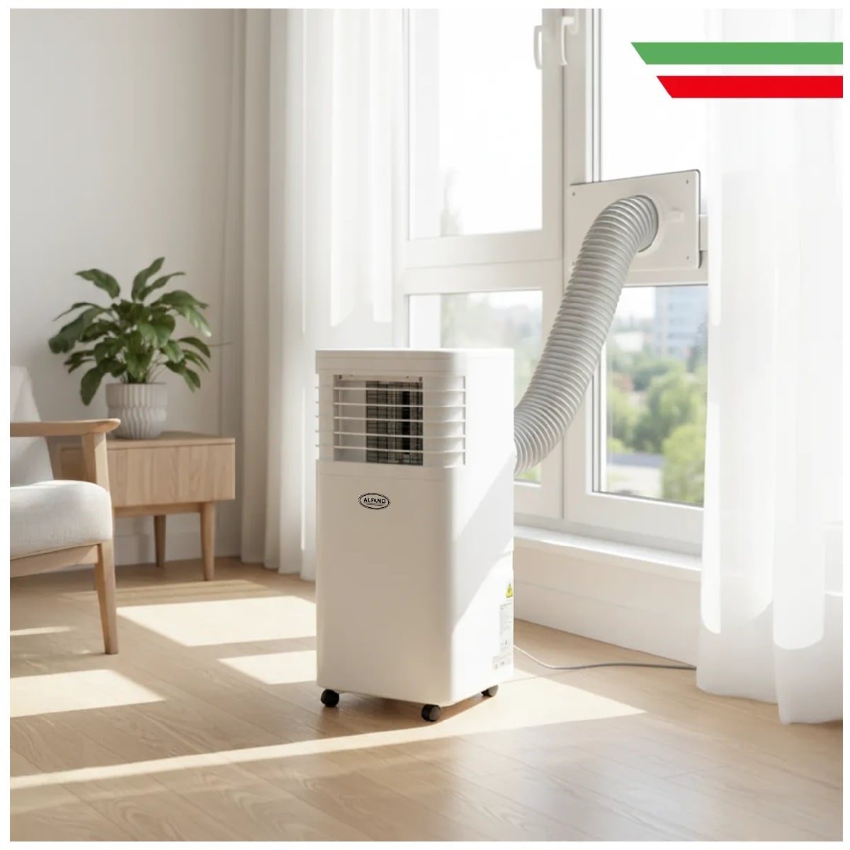 AIRE ACONDICIONADO ALFANO PAC-8 PORTATIL 8000 BTU BLANCO - 4