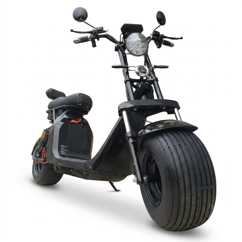 MOTO ELECTRICA CHOPPER CITYCOCO 1500W BATERIA EXTRAIBLE LITIO 12AH - 2