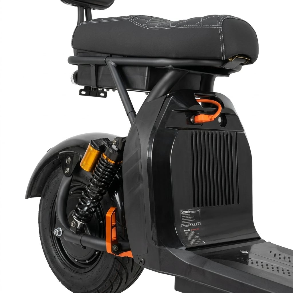MOTO ELECTRICA CHOPPER CITYCOCO 1500W BATERIA EXTRAIBLE LITIO 12AH - 6