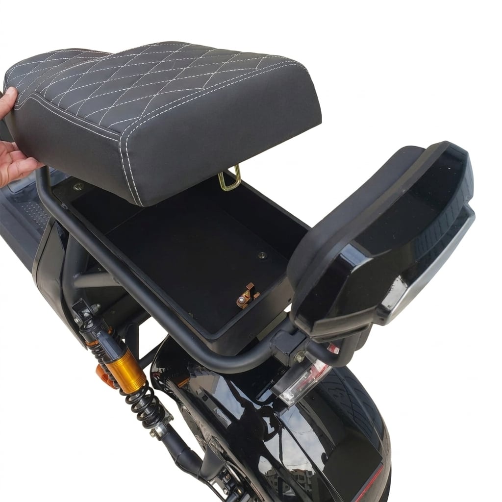 MOTO ELECTRICA CHOPPER CITYCOCO 1500W BATERIA EXTRAIBLE LITIO 12AH - 9