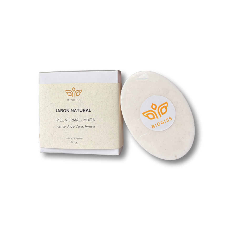 JABON BIOGISS NATURAL KARITE ALOE VERA AVENA - 1