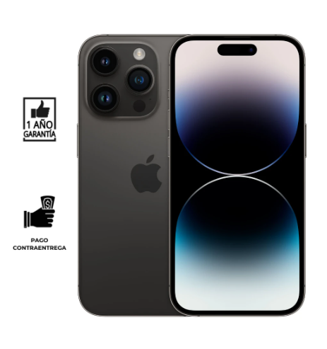 REACONDICIONADO IPHONE 14 PRO MAX 256GB I GRADO A I COLOR NEGRO ESPACIAL - 1
