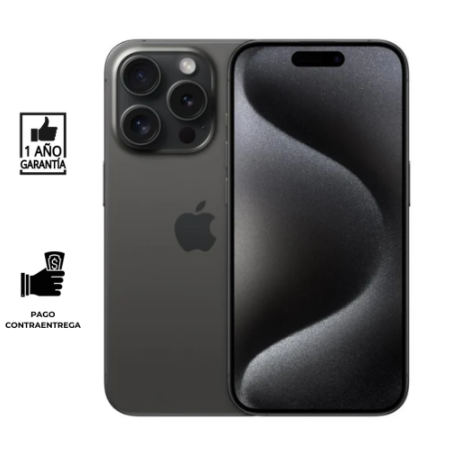 REACONDICIONADO IPHONE 15 PRO MAX 256GB I GRADO A I COLOR NEGRO - 1