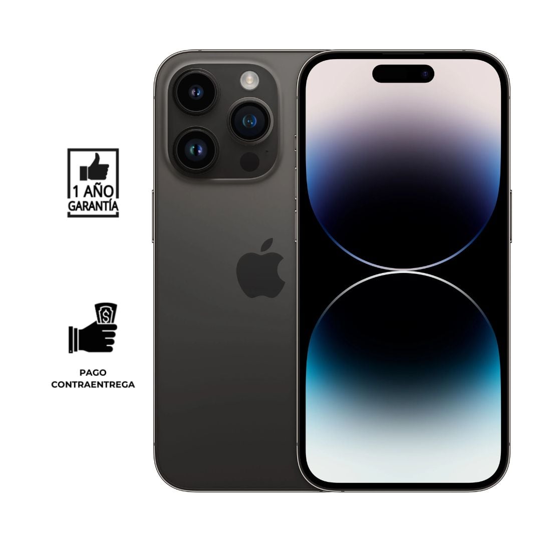 REACONDICIONADO IPHONE 14 PRO MAX 256GB I GRADO B I COLOR NEGRO (ESIM) - 1