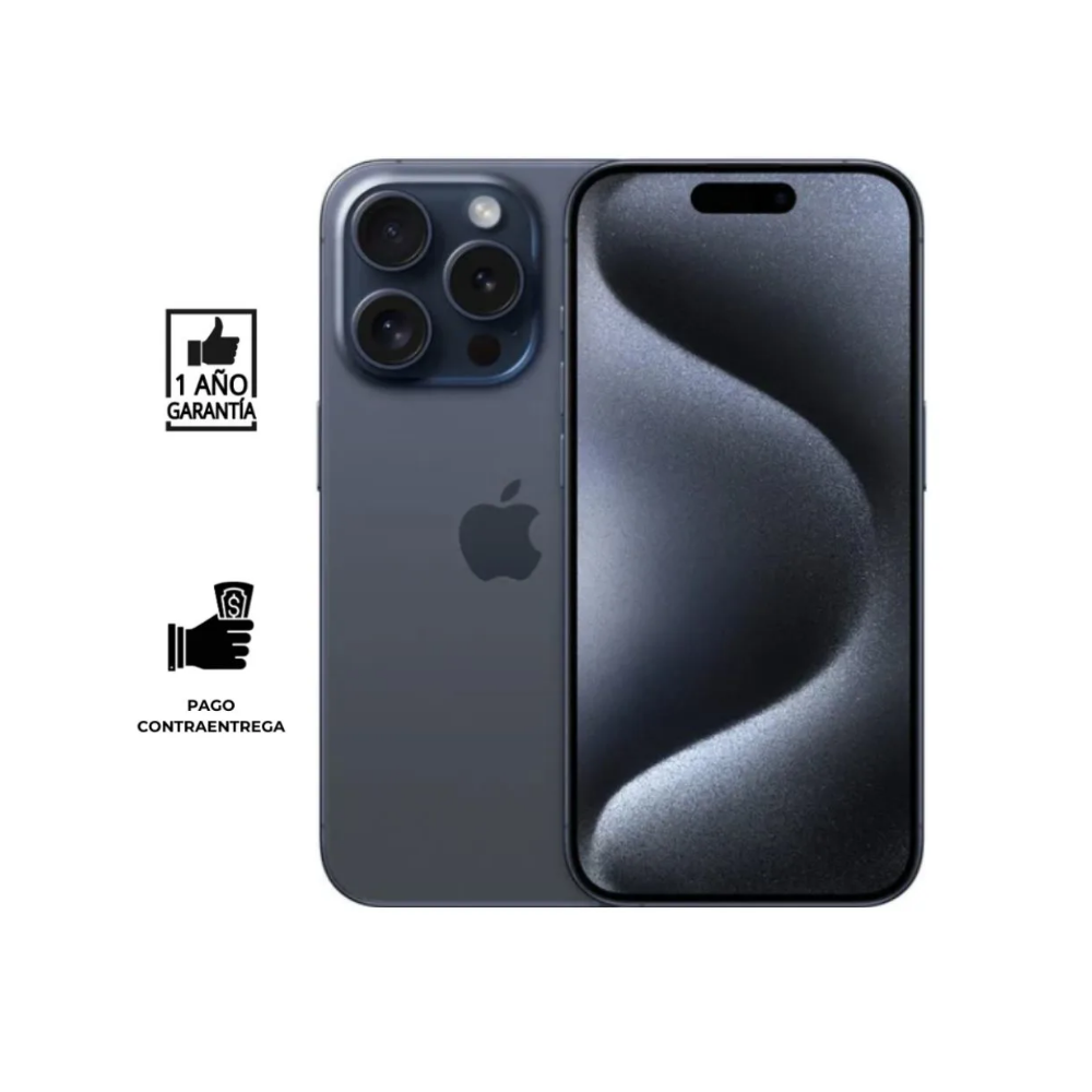 REACONDICIONADO IPHONE 15 PRO MAX 512GB I GRADO B I COLOR AZUL - 1