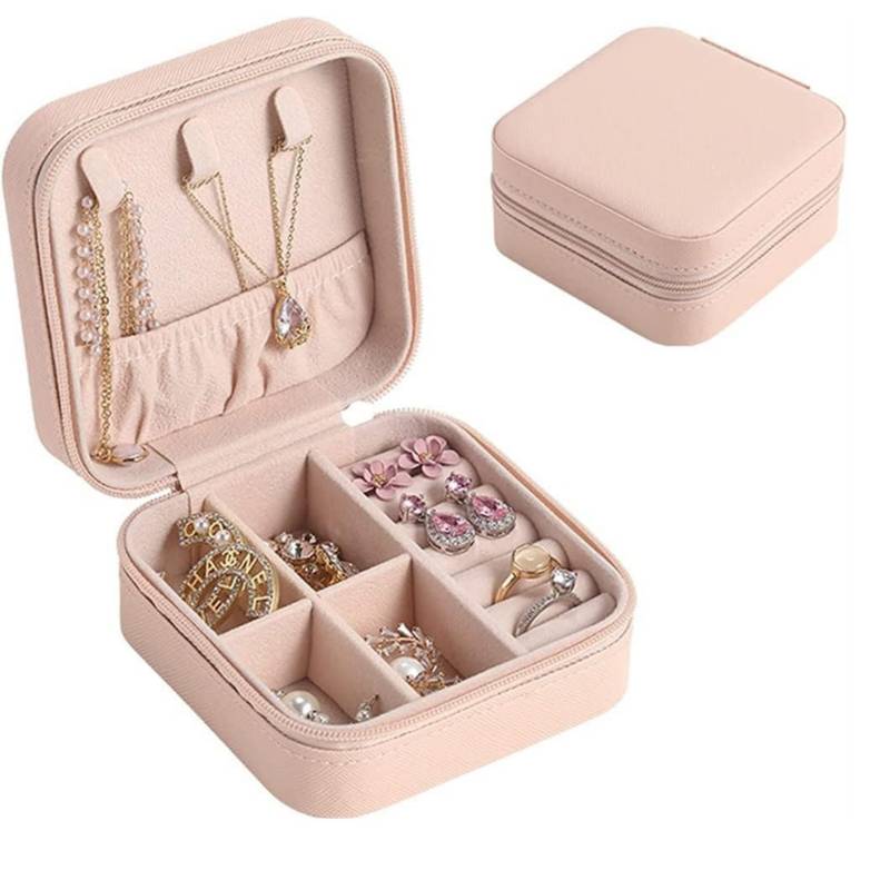 PACK 03 PCS MINI ORGANIZADOR DE JOYAS DE VIAJE PORTÁTIL CON CREMALLERA - 3