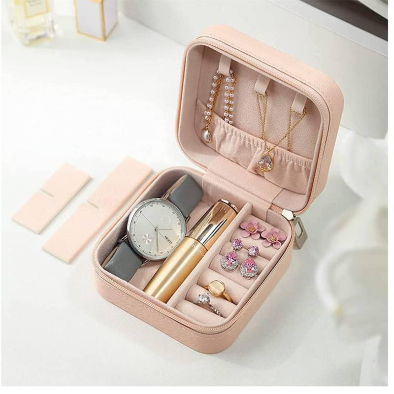 PACK 03 PCS MINI ORGANIZADOR DE JOYAS DE VIAJE PORTÁTIL CON CREMALLERA - 5
