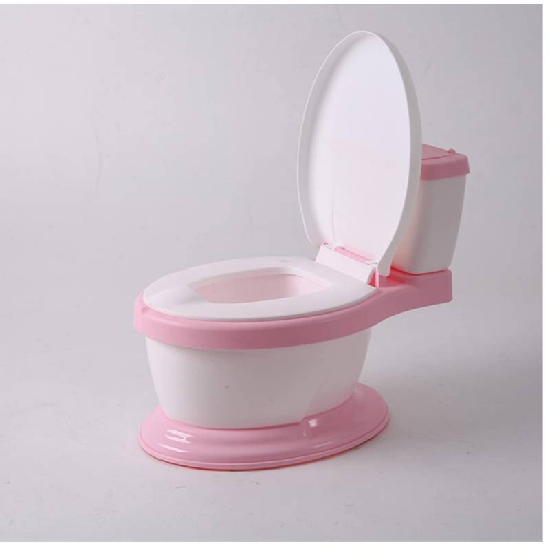 ASIENTO OEM PORTÁTIL ORINAL INODORO DE ENTRENAMIENTO ROSADO PARA NIÑOS - 1