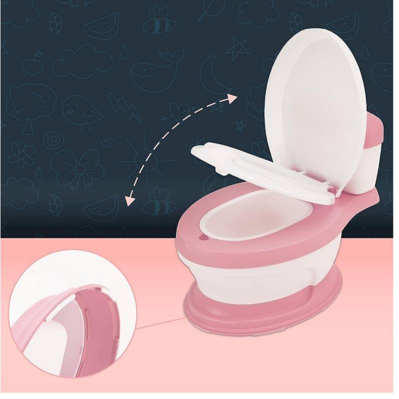 ASIENTO OEM PORTÁTIL ORINAL INODORO DE ENTRENAMIENTO ROSADO PARA NIÑOS - 2