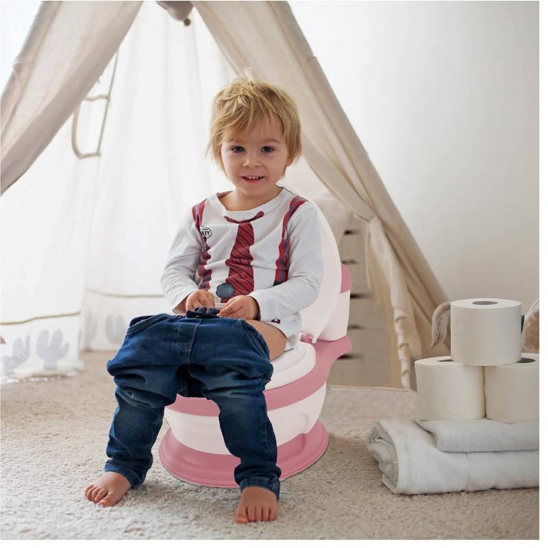 ASIENTO OEM PORTÁTIL ORINAL INODORO DE ENTRENAMIENTO ROSADO PARA NIÑOS - 3