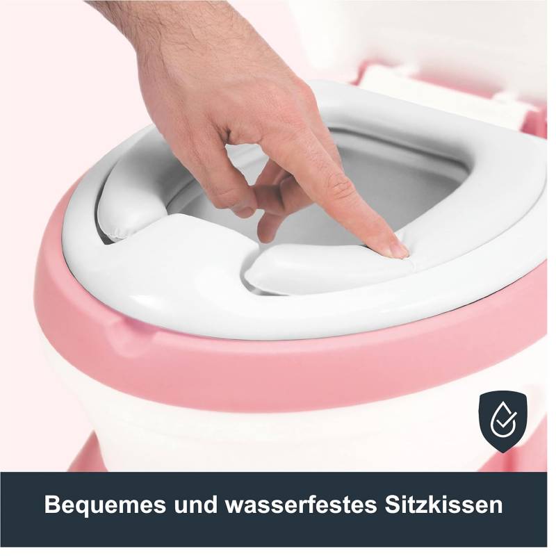 ASIENTO OEM PORTÁTIL ORINAL INODORO DE ENTRENAMIENTO ROSADO PARA NIÑOS - 6