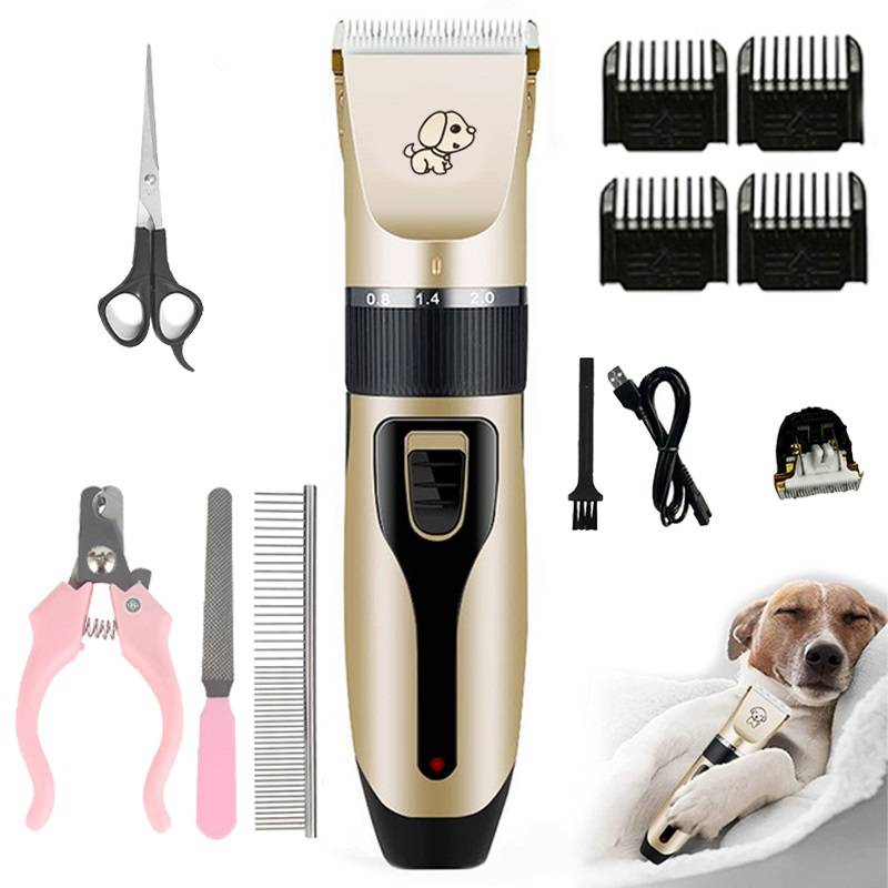 MAQUINA CORTA PELO PERRO OEM MODELO1 INALÁMBRICA LIMA CORTAUÑAS TIJERA - 1