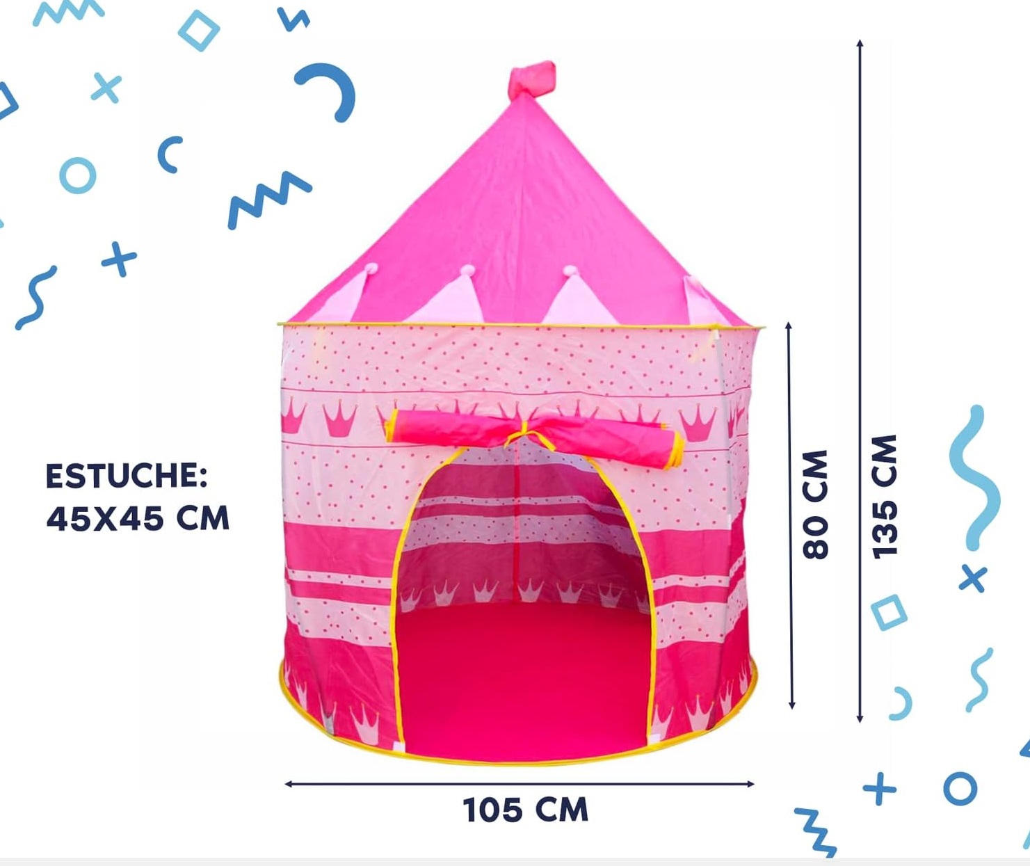 CARPA CASTILLO PRINCIPE ARMABLE PARA NIÑOS - 2