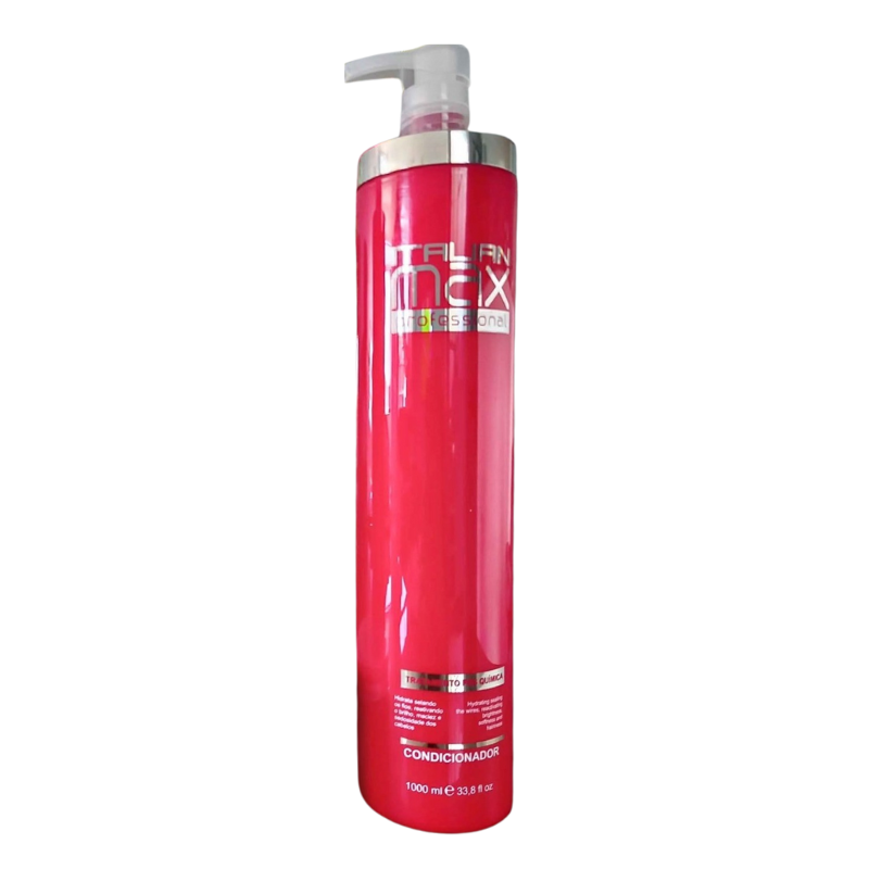 ITALIAN MAX - PACK POST QUÍMICA SHAMPOO 1L + ACONDICIONADOR 1L + MASK - 3