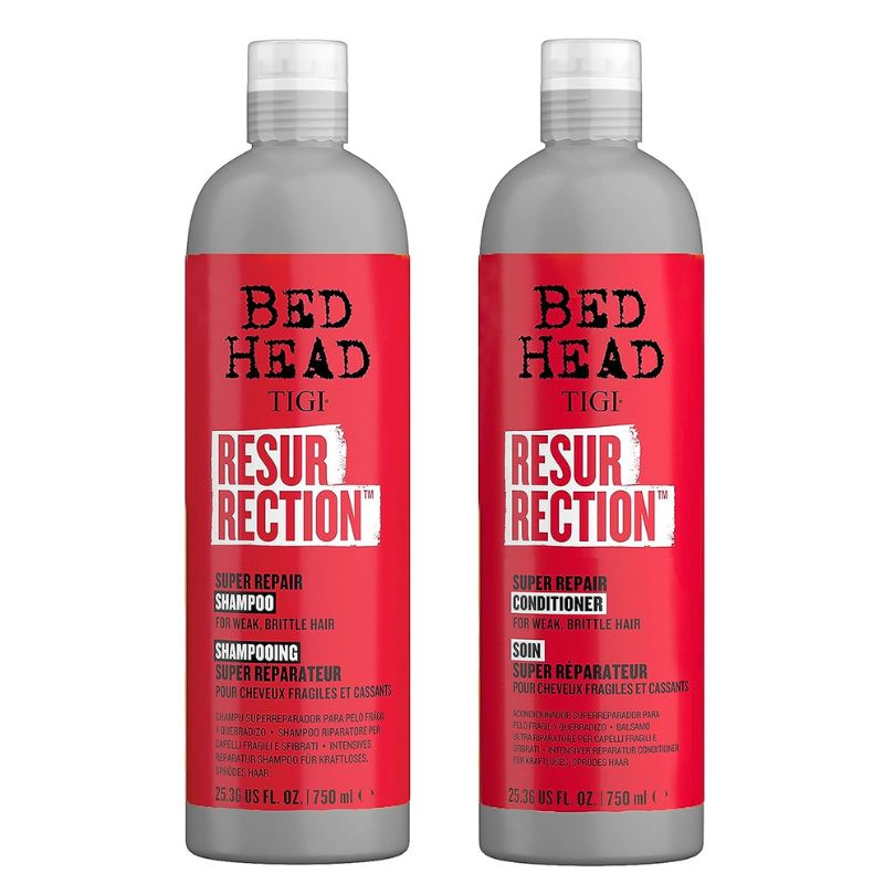 TIGI BED HEAD - PACK RESURRECTION SHAMPOO 750ML ACONDICIONADOR 750ML - 1