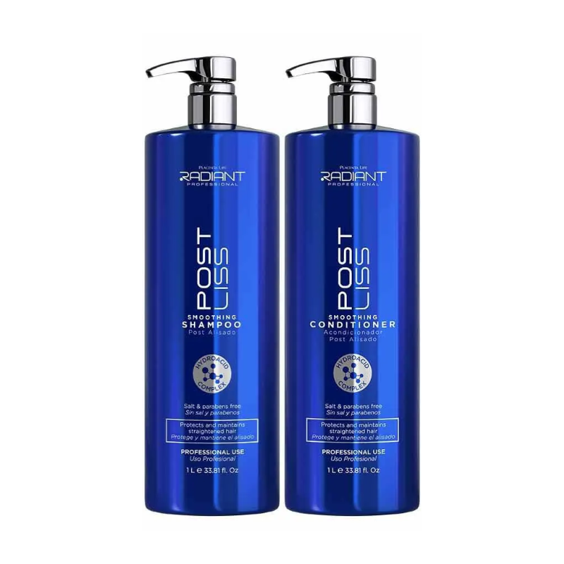 RADIANT - PACK POST LISS SHAMPOO 1L ACONDICIONADOR 1L - 1