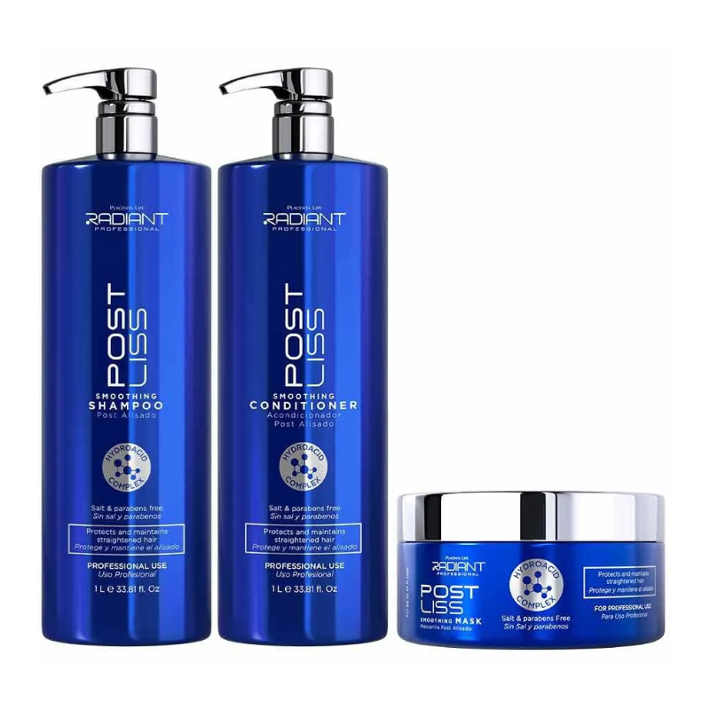 RADIANT - PACK POST LISS SHAMPOO 1L ACONDICIONADOR 1L MASCARILLA - 1